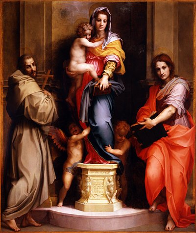 ハーピーのマドンナ 作： Andrea del Sarto