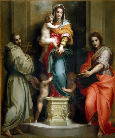 ハーピーのマドンナ 作： Andrea del Sarto