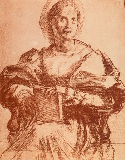 ルクレツィアデルフェデの肖像 作： Andrea del Sarto