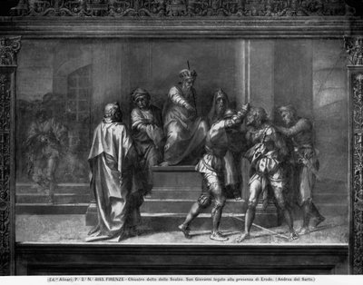 聖ヨハネの逮捕」1520年頃（フレスコ画 作： Andrea del Sarto