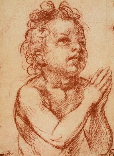 祈る少年 作： Andrea del Sarto