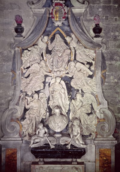 フォルテグエリ枢機卿の葬儀用モニュメント（大理石製 作： Andrea del Verrocchio