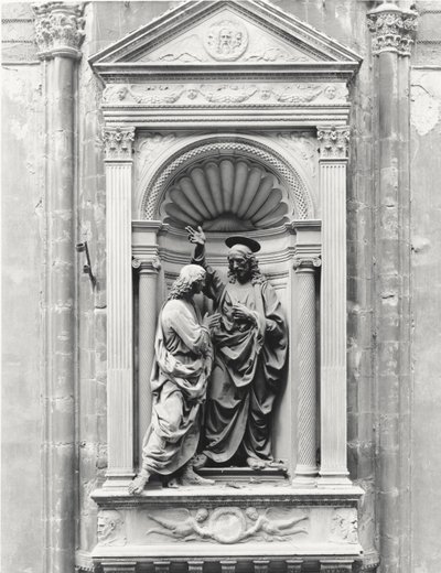 セント・トーマスのインクレディブル性 作： Andrea del Verrocchio