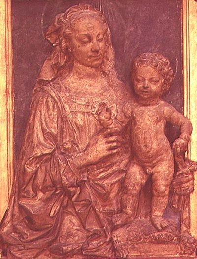 聖母子像（木製） 作： Andrea del Verrocchio