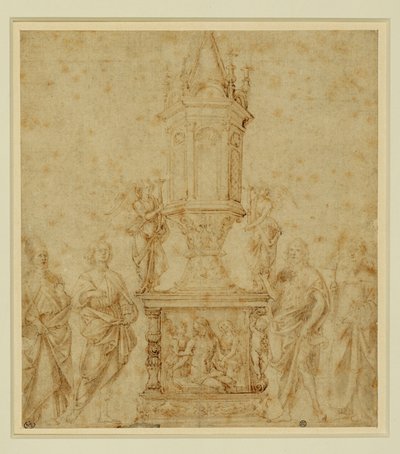 ヴェロッキオの学校。聖人... 作： Andrea del Verrocchio