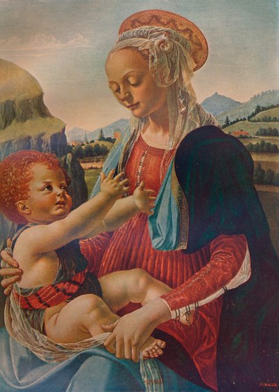 聖母子、c1470、1911 作： Andrea del Verrocchio