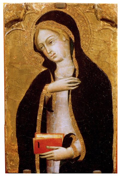 処女受胎告知、c1410 作： Andrea di Bartolo