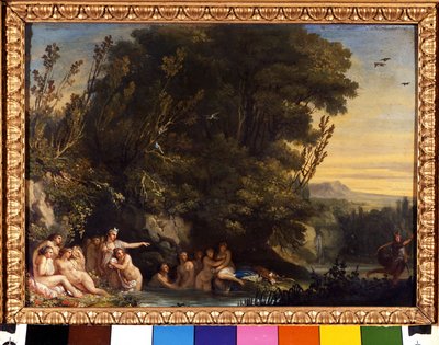 ディアーヌとアクテオン絵画：アンドレア・アピアーニ（1754-1817）ミラノ 作： Andrea the Elder Appiani