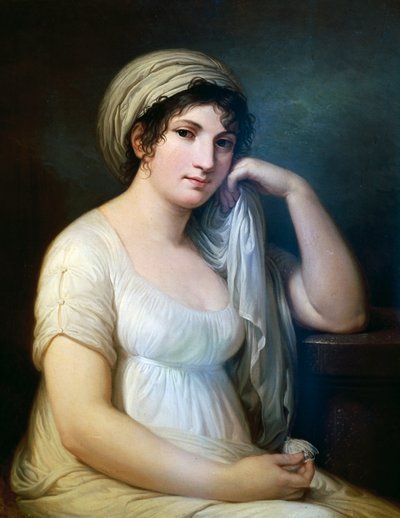 ベルジョイオーソ・デステ王女の肖像」アンドレア・アッピアーニ（1754-1817）画、イタリア 作： Andrea the Elder Appiani