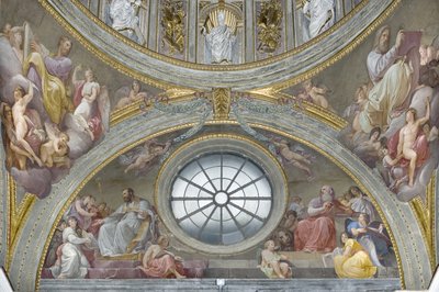 セントオーガスティンとセントジェローム、1792〜95年 作： Andrea the Elder Appiani