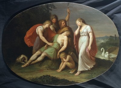 アドニスの死 作： Andrea the Elder Appiani