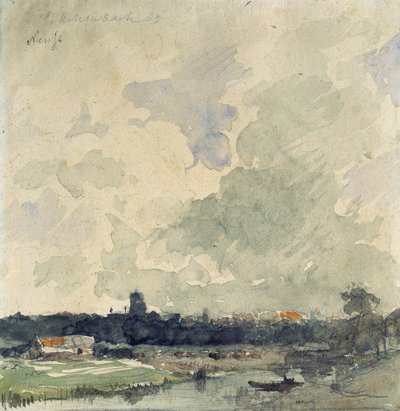 ノイスの眺め 作： Andreas Achenbach