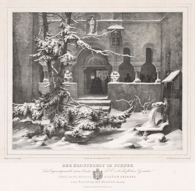 雪のある墓地 作： Andreas Borum