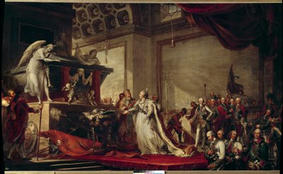 Impress Catherine II of Russia (1729-1796) Andreas Caspar Hune (Huene) (1758-1813) - Pushkin (city) - (Catherine Palace ?) 作： Andreas Caspar Hune
