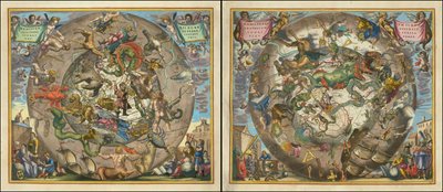 オーストリアの風景と大地 - Haemisphaerium Scenographicum Australe Coeli Stellati et Terrae 作： アンドリュー・セラリウス
