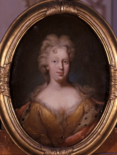フリードリケ・エリザベート・フォン・ザクセン・マルクスールの肖像 作： Andreas Eusebius Berhold
