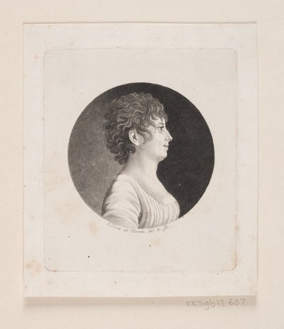 不明な女性の肖像 作： Andreas Flint