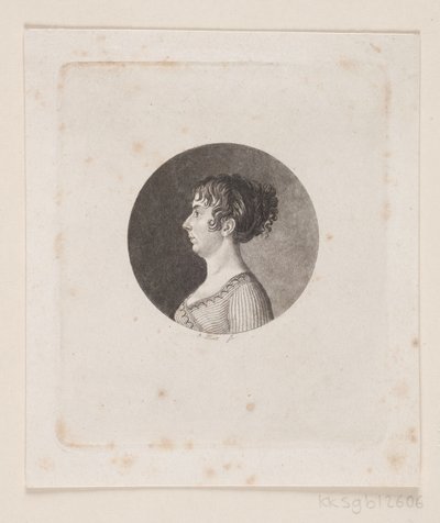 不明な女性の肖像 作： Andreas Flint
