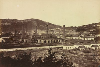 レシッツアの製鉄所c。 1860。 作： Andreas Groll