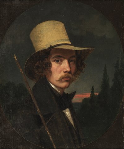 自画像 作： Andreas Herman Hunæus