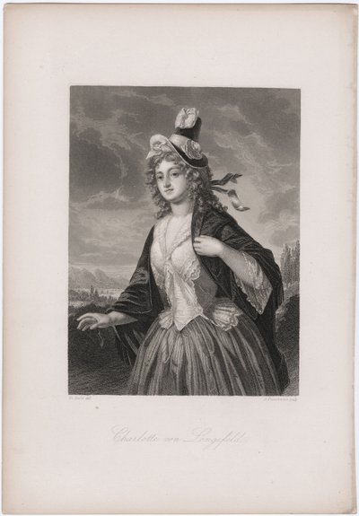 シャーロットフォンレンゲフェルト、1850年代 作： Andreas Johann Fleischmann