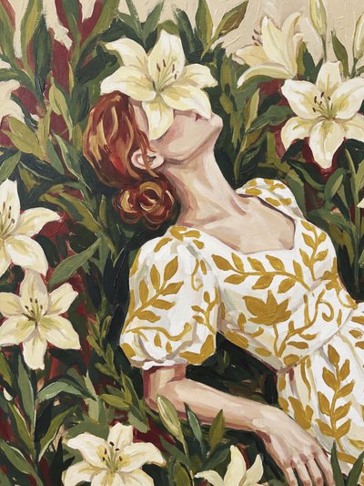 ユリの花の中で夢を見る 作： Andreas Magnusson
