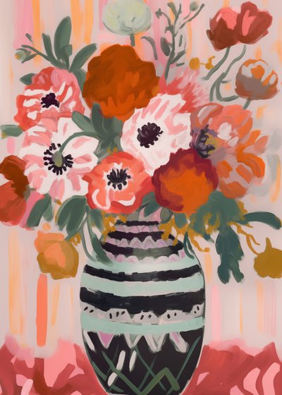 鮮やかな花束 作： Andreas Magnusson