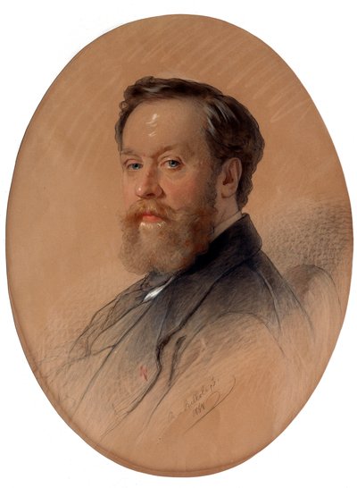 貴族の元帥V.Y.トゥリノフの肖像 1868年   作： Andrei Belloli