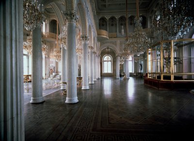 小さな庵のパビリオンホール、1850〜1858。 作： Andrei Ivanovich Stakenschneider