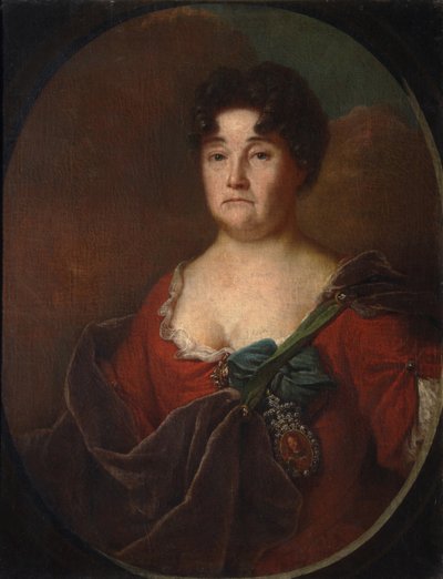 アナスタシア・ペトロヴナ・ゴリツィナ伯爵夫人の肖像 1665-1729年、旧姓プロゾロフスカヤ、1728年 作： Andrei Matveyevich Matveyev