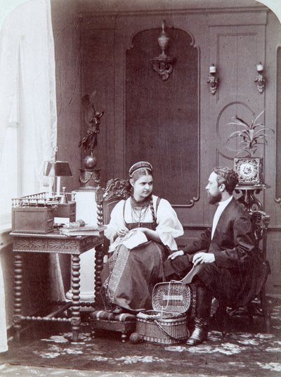 ロシアの作曲、c1870s-c1880s。 作： Andrei Osipovich Karelin