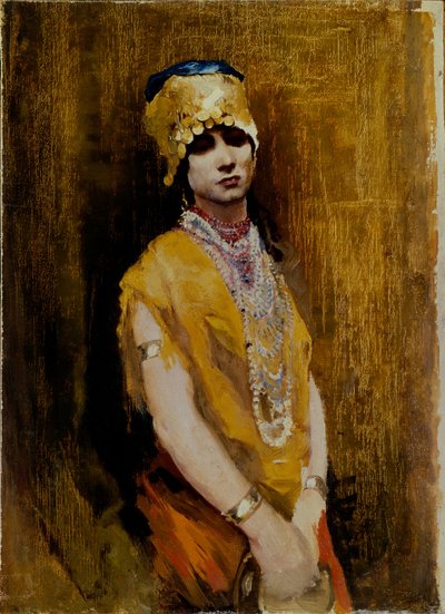 ダンサー、19世紀末。 作： Andrei Petrovich Ryabushkin