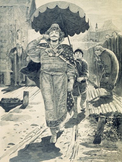 Churila Plyonkovich、1895 作： Andrei Petrovich Ryabushkin