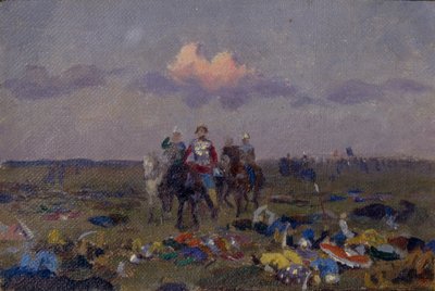 スナイプスフィールドで 作： Andrei Petrovich Ryabushkin