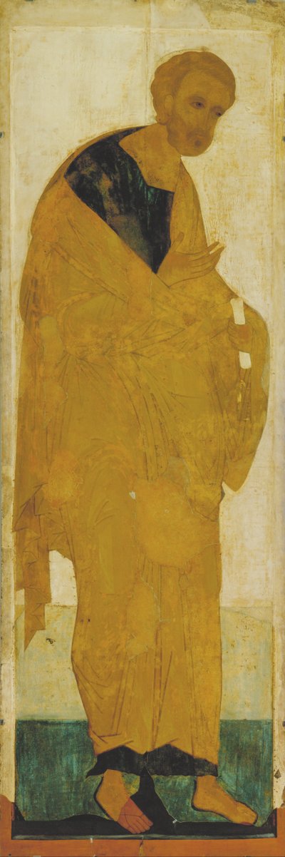 セントピーター。デイシス層から 作： Andrei Rublev