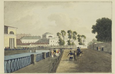 フォンタンカ川のアプラクシンハウス、1821-1822 作： Andrei Yefimovich Martynov