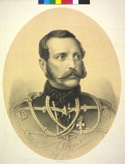 ロシア皇帝 アレクサンドル2世 作： Andrej Franzowitsch Belloli