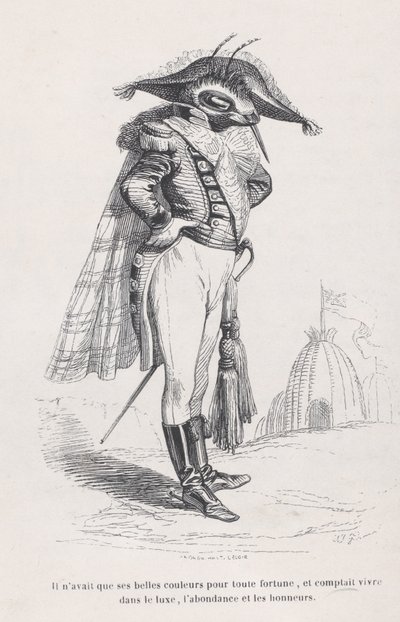 彼は彼の美しい色だけを持っていました... の私生活と公的生活のシーンから...、ca。 1837-47。 作： Andrew Best Leloir