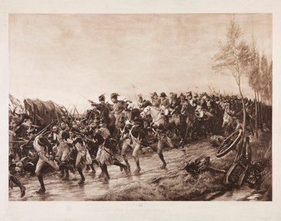 ウォータールーの後：すべての人のための自分、1890（セピア写真グラビア） 作： Andrew Carrick Gow