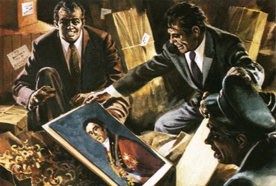 バーミンガム駅でゴヤのウェリントン肖像画が回収される 作： Andrew Howat