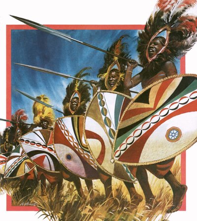 マサイの戦士たち 作： アンドリュー・ハウワット