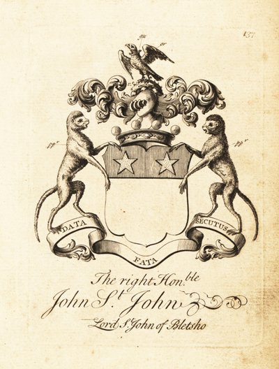 Right Honourable John St.の紋章 作： Andrew Johnston