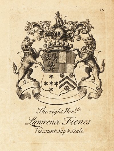 第5子爵ローレンス・フィーネス（1690-1742）の紋章 作： Andrew Johnston