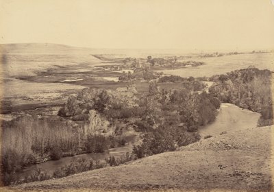 プレート18リトルララミー川の谷（1869年）（写真 作： アンドリュー・ジョセフ・ラッセル