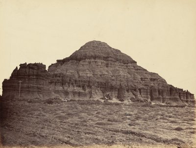 プレート26.チャーチ・ビュート、1869年（写真） 作： アンドリュー・ジョセフ・ラッセル