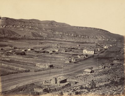 プレート36コールヴィル、ウェーバー・ヴァレー、1869年（写真） 作： アンドリュー・ジョセフ・ラッセル