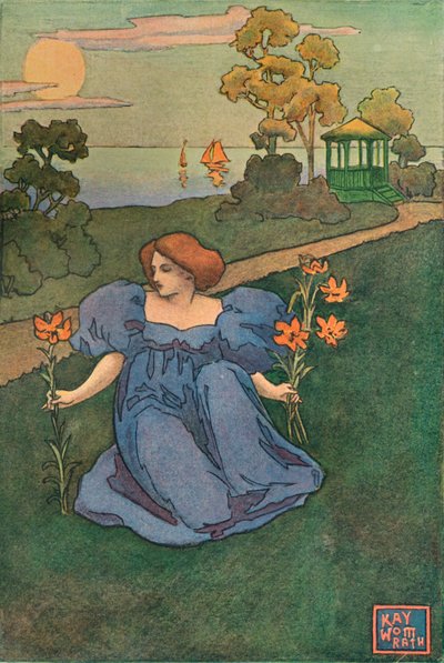 「ケイ・ウォムラスの装飾パネル」、c1899 作： Andrew Kay Womrath