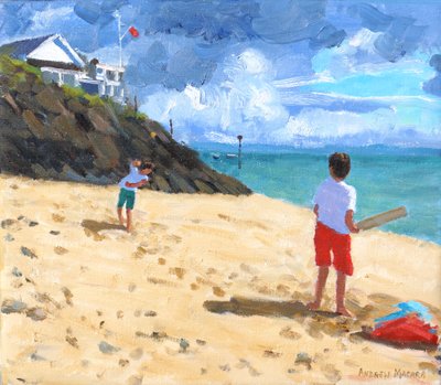 ボウリングとバッティング、Abersoch、2015年、 作： Andrew Macara