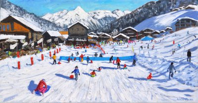 子供そり、レジェ、フランス、 作： Andrew Macara
