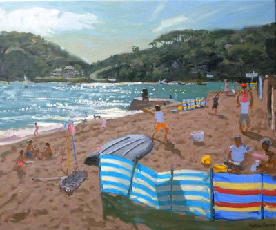 クリケット、2010年（キャンバスに油彩） 作： Andrew Macara
